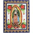 Mexican Talavera Mural Virgen 4